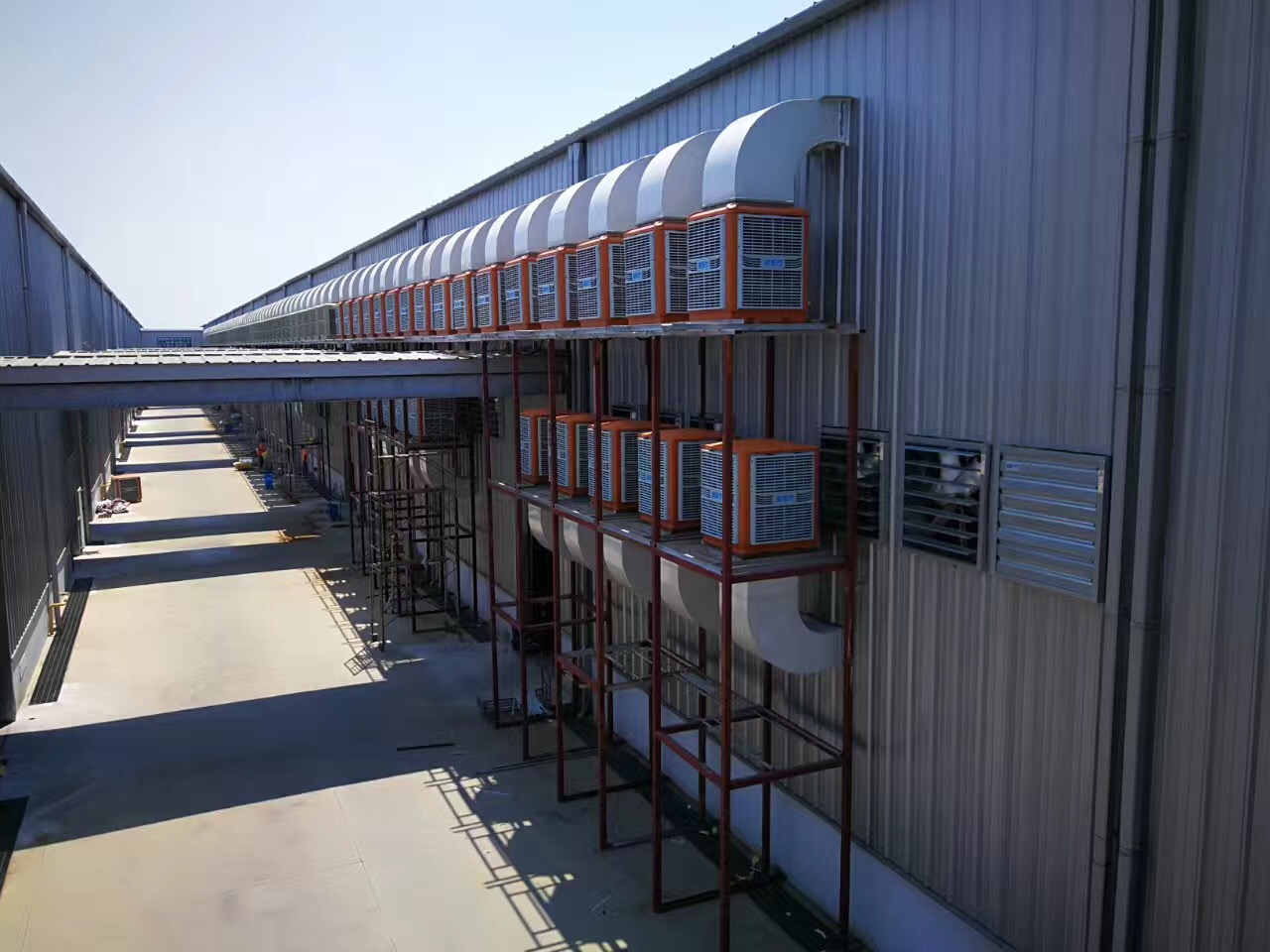 唯品會(huì)物流周轉(zhuǎn)倉(cāng)庫(kù)環(huán)?？照{(diào)降溫工程